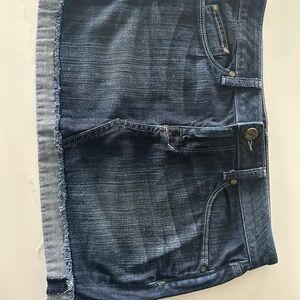 Dark Blue Denim Skirt